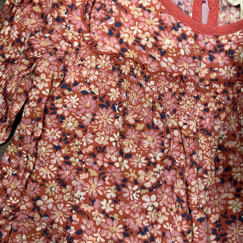 Matilda Jane Smocked Ruffle Top Size 8 - Picture 4 of 10